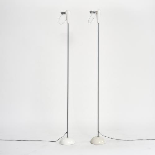 Zwei Stehleuchten 'Bibip', 1977 (Entwurf)