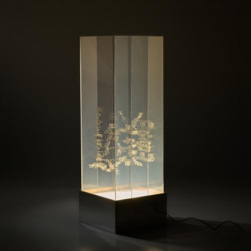 Lichtskulptur, 1972 (Entwurf)