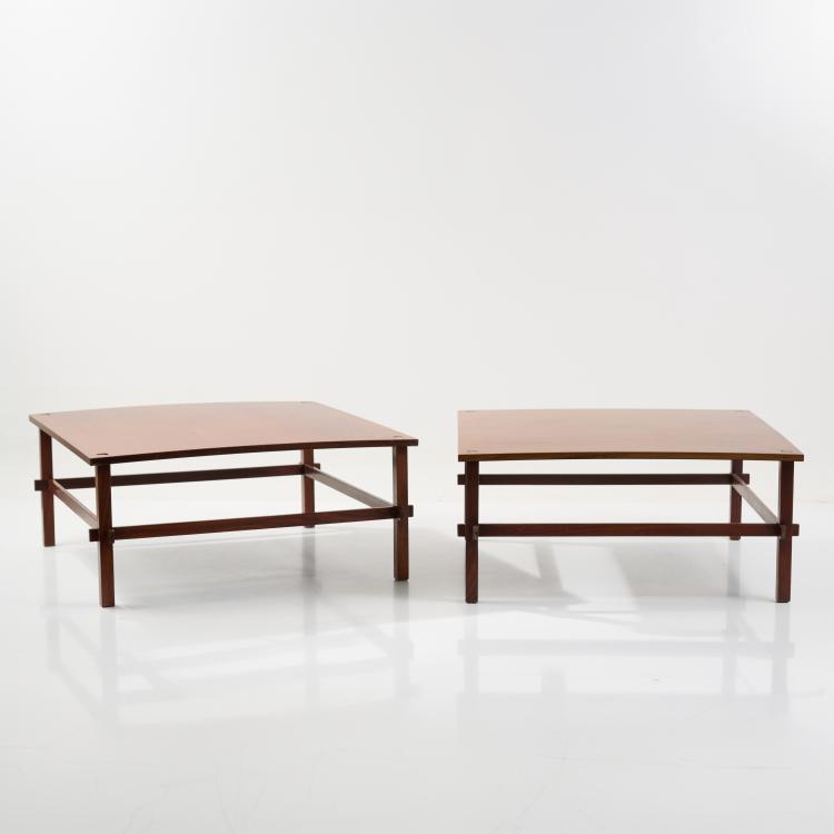 Hauptbild zu Objekt, Zwei Beistelltische 'Gio' - '740', 1957 (Entwurf), Gianfranco Frattini, Cassina, Mailand / Milan, 183A 294