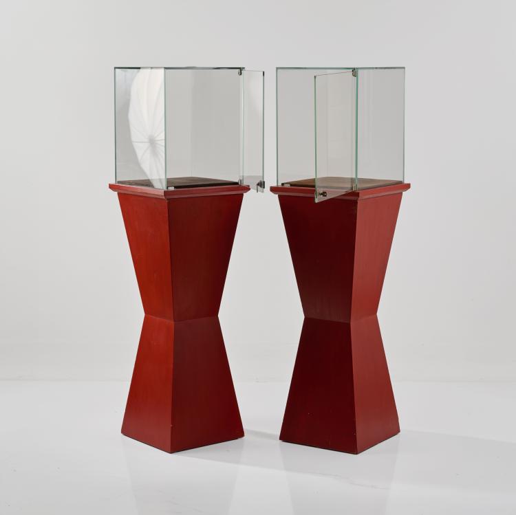 Bild 1 zu Objekt, Zwei Ausstellungsvitrinen, 1980er Jahre (Entwurf), Italien / Italy, 183A 577