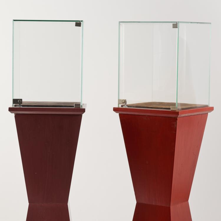 Bild 2 zu Objekt, Zwei Ausstellungsvitrinen, 1980er Jahre (Entwurf), Italien / Italy, 183A 577