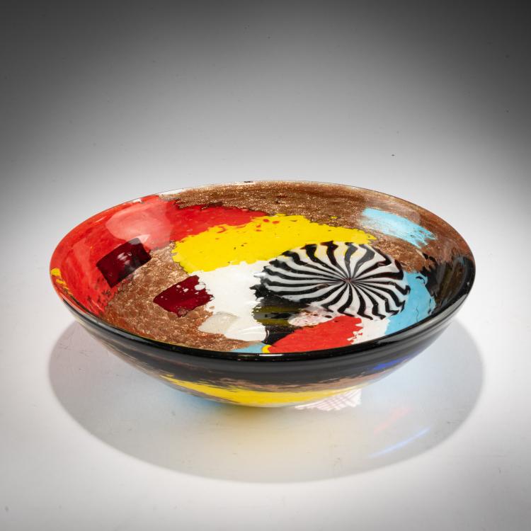 Hauptbild zu Objekt, Large 'Oriente' bowl, c. 1954, Dino Martens, Toso, Aureliano, Murano, 