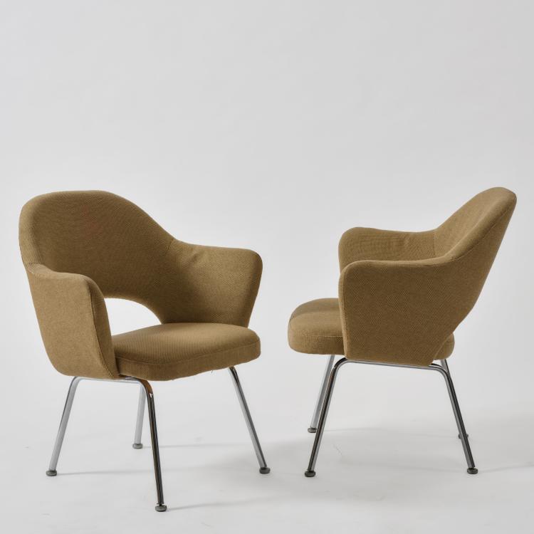 Bild 2 zu Objekt, Zwei Armlehnst&uuml;hle 'Executive Chair', 1950 (Entwurf), Eero Saarinen, Knoll International, New York, 183A 226