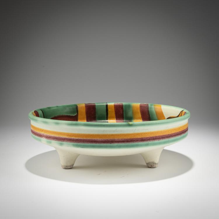 Bild 1 zu Objekt, Schale, 1924-31, Louise Harkort, Steingutfabriken Velten-Vordamm, Velten, 183A 57