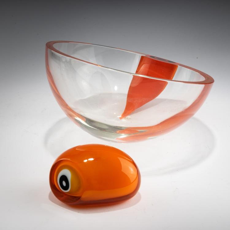 Bild 2 zu Objekt, Bowl and Briebeschwerer, 1970s, Gianmaria Potenza, La Murrina, Murano, 183B 794