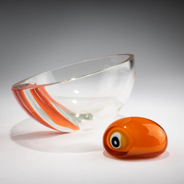 Bild 3 zu Objekt, Bowl and Briebeschwerer, 1970s, Gianmaria Potenza, La Murrina, Murano, 183B 794
