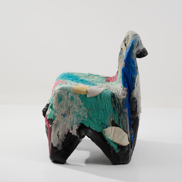 Bild 1 zu Objekt, Stuhl 'M&uuml;lldirekt', 1994 (Entwurf), Beata B&auml;r,Hartmut Knell,Gerhard B&auml;r, B&auml;r + Knell, Bad Wimpfen, 183A 636