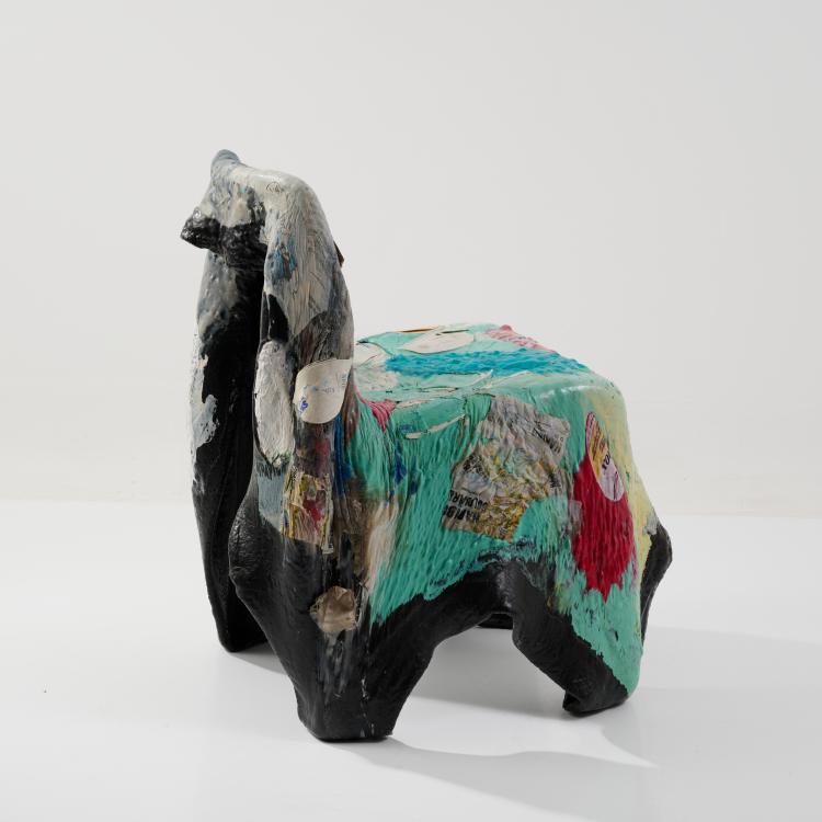 Bild 2 zu Objekt, Stuhl 'M&uuml;lldirekt', 1994 (Entwurf), Beata B&auml;r,Hartmut Knell,Gerhard B&auml;r, B&auml;r + Knell, Bad Wimpfen, 183A 636