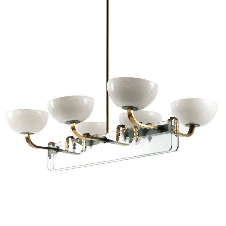 Hauptbild zu Objekt, Deckenleuchte, 1940er Jahre (Entwurf), Fontana Arte, Mailand / Milan  (im Stile von / in the style of), 183A 193