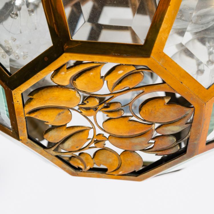 Bild 2 zu Objekt, Deckenleuchte, um 1910-19, Josef Hoffmann,Josef Berger, Wiener Werkst&auml;tte, 