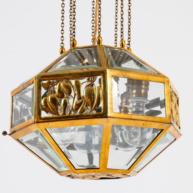 Bild 3 zu Objekt, Deckenleuchte, um 1910-19, Josef Hoffmann,Josef Berger, Wiener Werkst&auml;tte, 