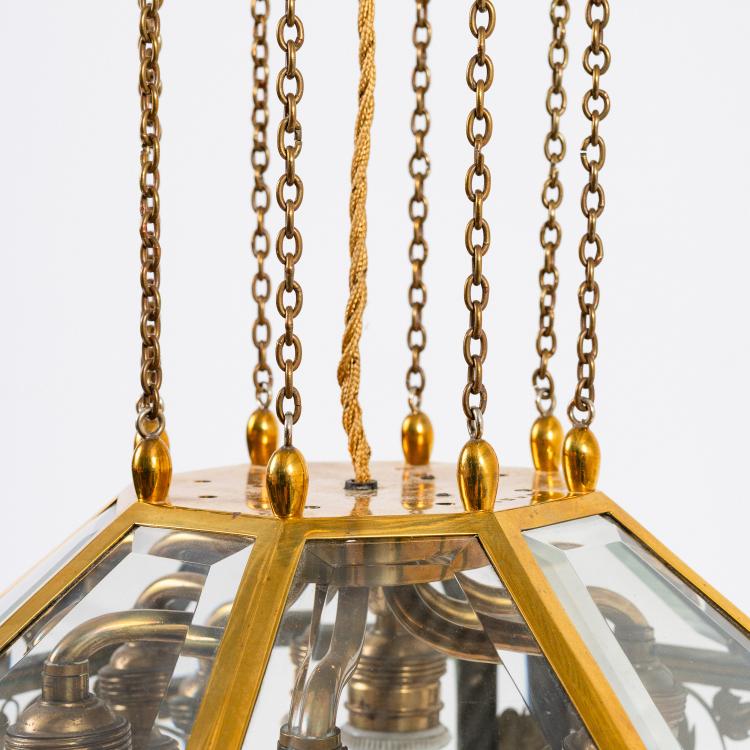Bild 8 zu Objekt, Deckenleuchte, um 1910-19, Josef Hoffmann,Josef Berger, Wiener Werkst&auml;tte, 