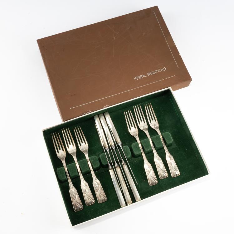 Bild 2 zu Objekt, Six forks and six knives from the 'Behrens' silverware set - '4800', 1900/01, Peter Behrens, R&uuml;ckert, M. J., 