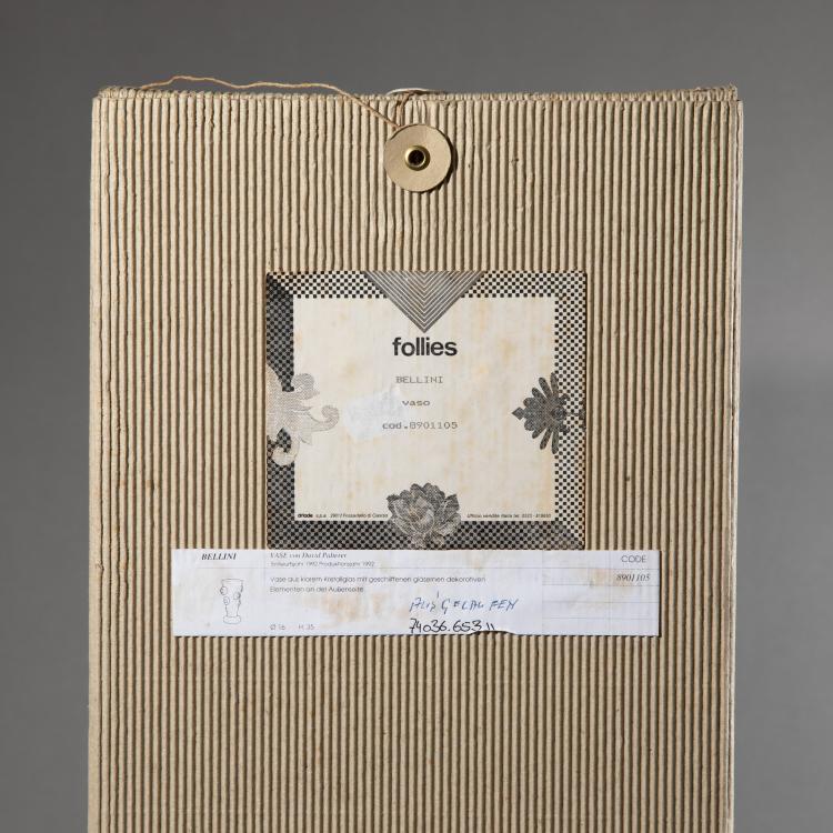 Bild 4 zu Objekt, Vase 'Balue' aus der 'Follies'-Serie, 1992 (Entwurf), David Palterer, Driade, Corsico, 183A 13
