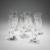 Sechs Whiskygläser aus der Serie 'Touch Glass', 1991 (Entwurf)