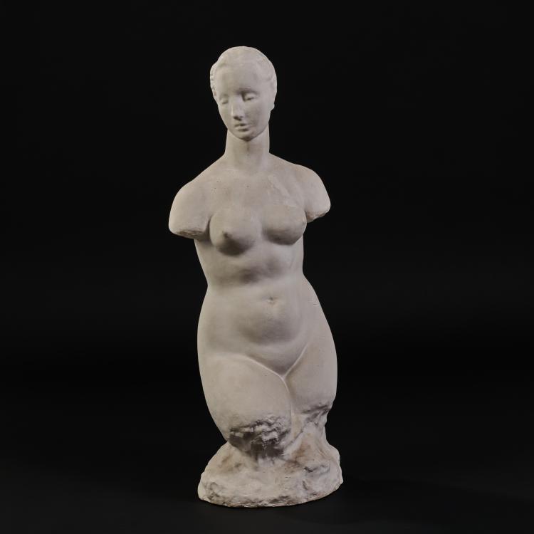 Hauptbild zu Objekt, Sculpture 'Small Female Torso (Hagen Torso)', circa 1910/11 (probably a later cast), Wilhelm Lehmbruck, 