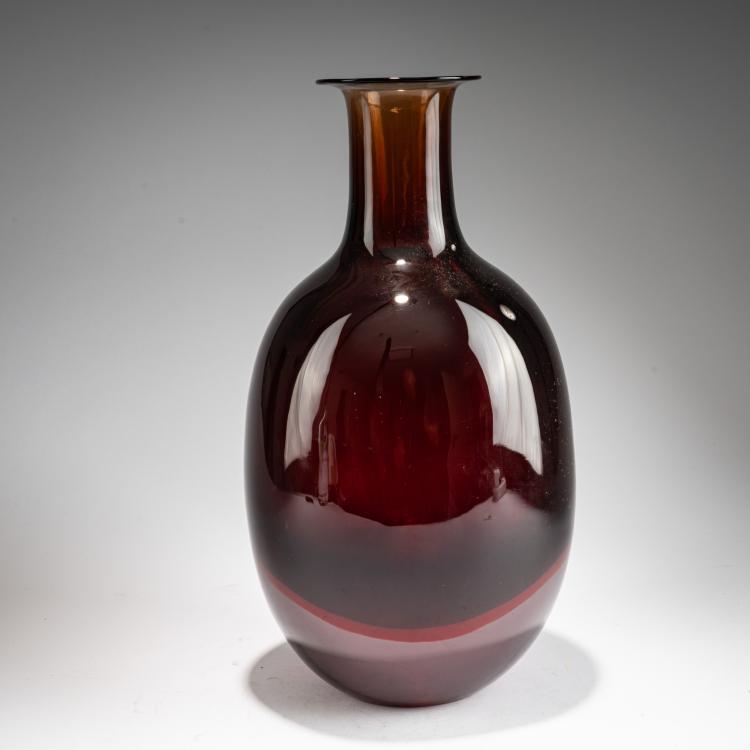 Bild 1 zu Objekt, 'Sommerso' vase, c. 1968, Flavio Poli, Seguso, s.r.l., Murano (zugeschrieben), 183B 789