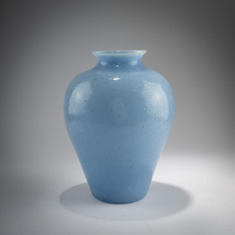 Bild 1 zu Objekt, Vase 'Pulegoso', um 1932, Barovier Seguso Ferro, Murano (zugeschrieben), 183B 689