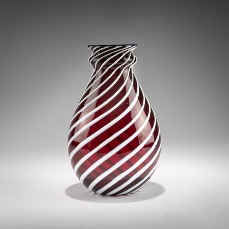 Hauptbild zu Objekt, Vase 'A canne', um 1953, Dino Martens, Toso, Aureliano, Murano, 183B 746