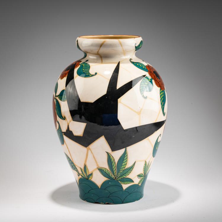 Bild 1 zu Objekt, Vase mit stilisiertem Vogel, 1930er Jahre, La Fenice, Albisola, 183A 59