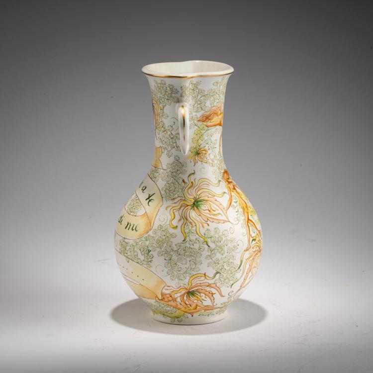 Bild 1 zu Objekt, Henkelvase 'Pensa a te', 1960er Jahre (Entwurf), Richard Ginori, San Cristoforo, 183A 66