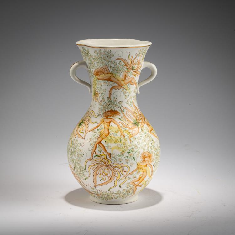 Bild 2 zu Objekt, Henkelvase 'Pensa a te', 1960er Jahre (Entwurf), Richard Ginori, San Cristoforo, 183A 66
