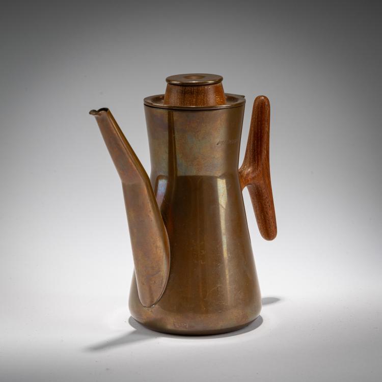Bild 1 zu Objekt, 'TW 163&ndash;164' coffee pot, 1961 (design), Tapio Wirkkala, Hopeakeskus Oy, H&auml;meenlinna, 183A 99