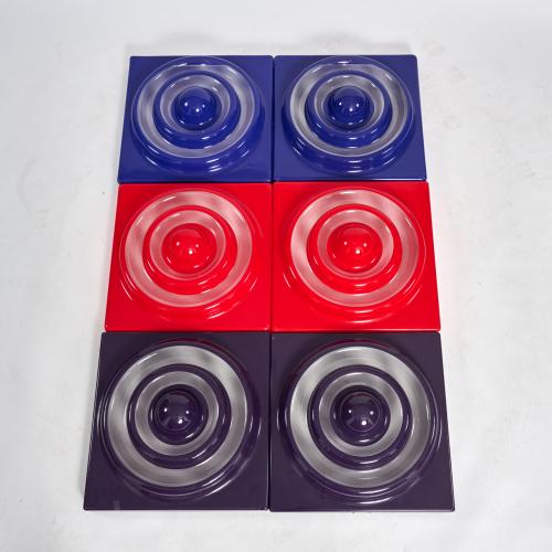 Six wall/ceiling elements 'Ring-Leuchte', 1969/70 (design)