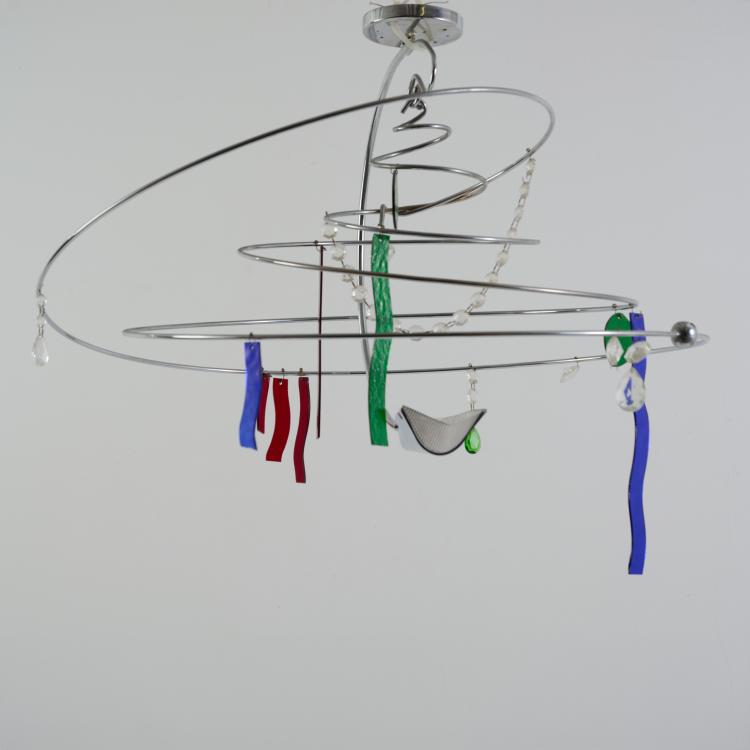 Hauptbild zu Objekt, Deckenleuchte 'Ilione Melissa Sibilla', 1991 (Entwurf), Toni Cordero, Artemide, Mailand / Milan, 183A 608