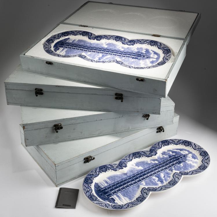 Bild 1 zu Objekt, Vier Teller 'Multidish Triple', 2005 (Entwurf), Maxime Ansiau, Selletti, Italien / Italy, 183A 91
