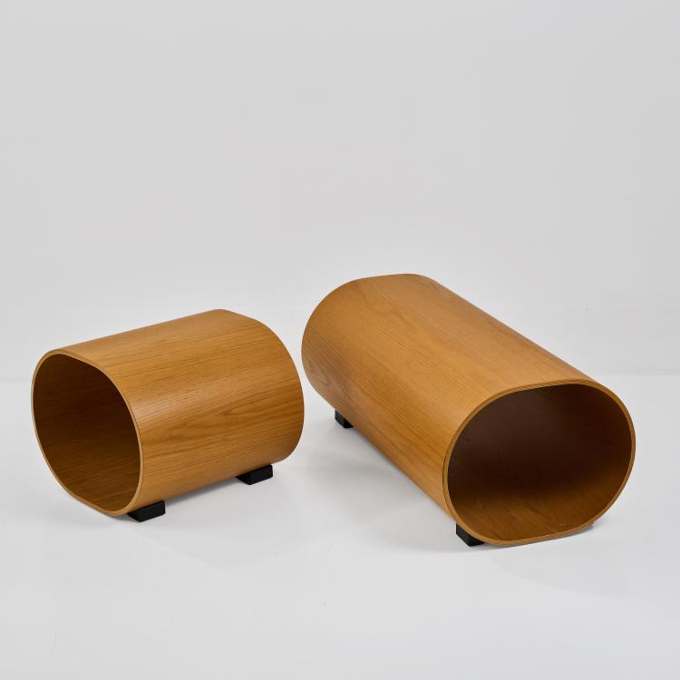 Bild 1 zu Objekt, Zwei Sitzb&auml;nke, ein Hocker und ein Sofatisch 'Log', 2006 (Entwurf), Naoto Fukasawa, Swedese, Vaggaryd, 183A 656