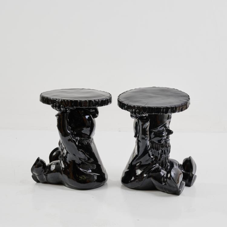 Bild 2 zu Objekt, Zwei Beistelltische 'Attila', 1999 (Entwurf), Philippe Starck, Kartell, Noviglio, 183A 35