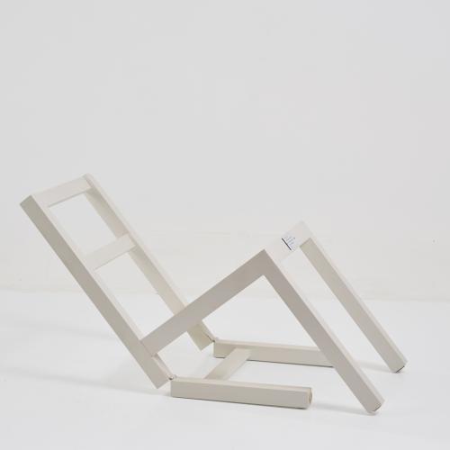 Stuhl 'der erste sitzende stuhl (nach langem stehen sich zur ruhe setzend)', 1970 (Entwurf)