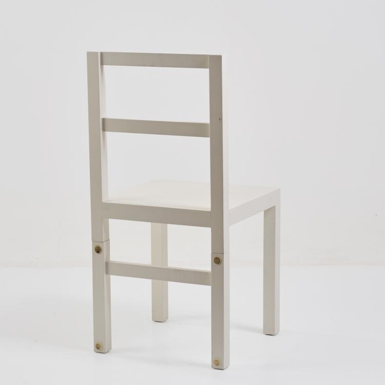 Bild 3 zu Objekt, Stuhl 'der erste sitzende stuhl (nach langem stehen sich zur ruhe setzend)', 1970 (Entwurf), Timm Ulrichs, Ulrichs, Timm, 183A 434