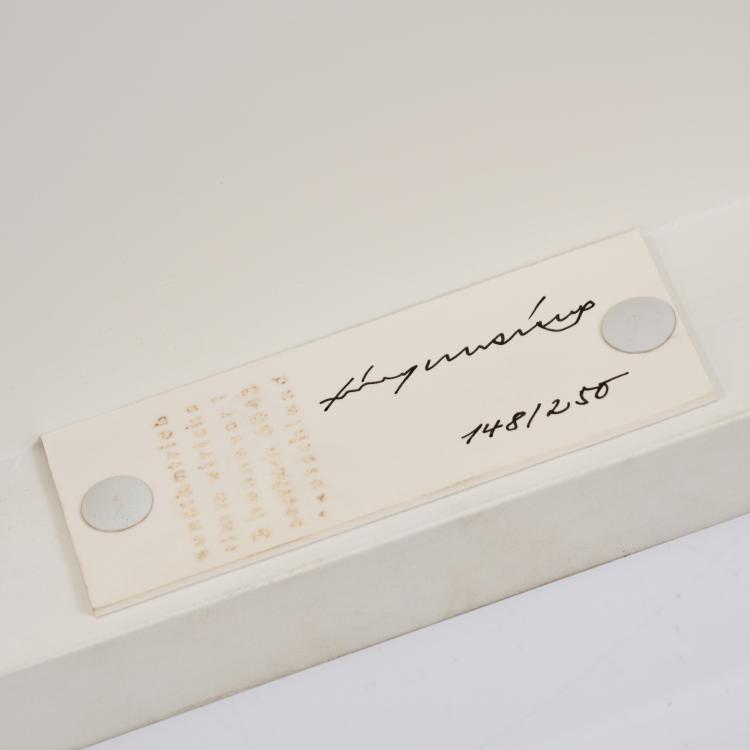 Bild 5 zu Objekt, Stuhl 'der erste sitzende stuhl (nach langem stehen sich zur ruhe setzend)', 1970 (Entwurf), Timm Ulrichs, Ulrichs, Timm, 183A 434