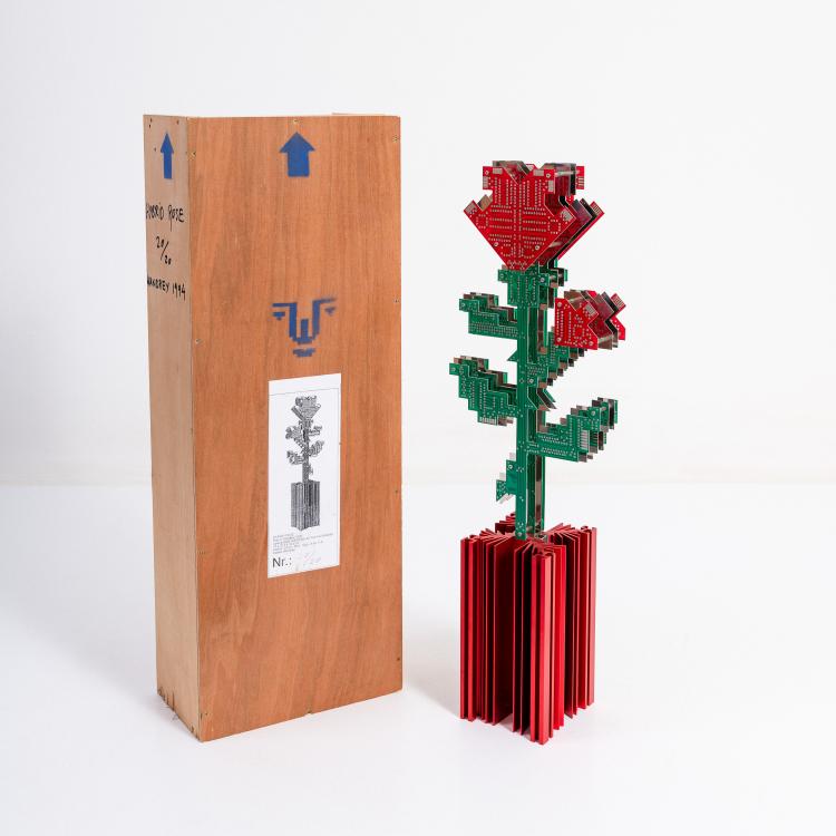 Bild 1 zu Objekt, Skulptur 'Hybrid Rose', 1994 (Entwurf), Petrus Wandrey, Wandrey, Petrus, 183A 539