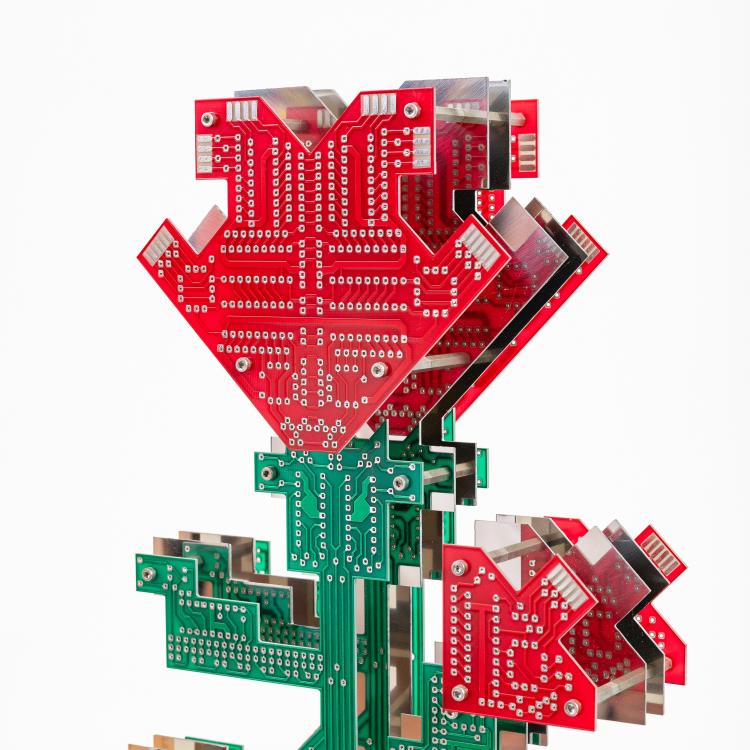 Bild 2 zu Objekt, Skulptur 'Hybrid Rose', 1994 (Entwurf), Petrus Wandrey, Wandrey, Petrus, 183A 539