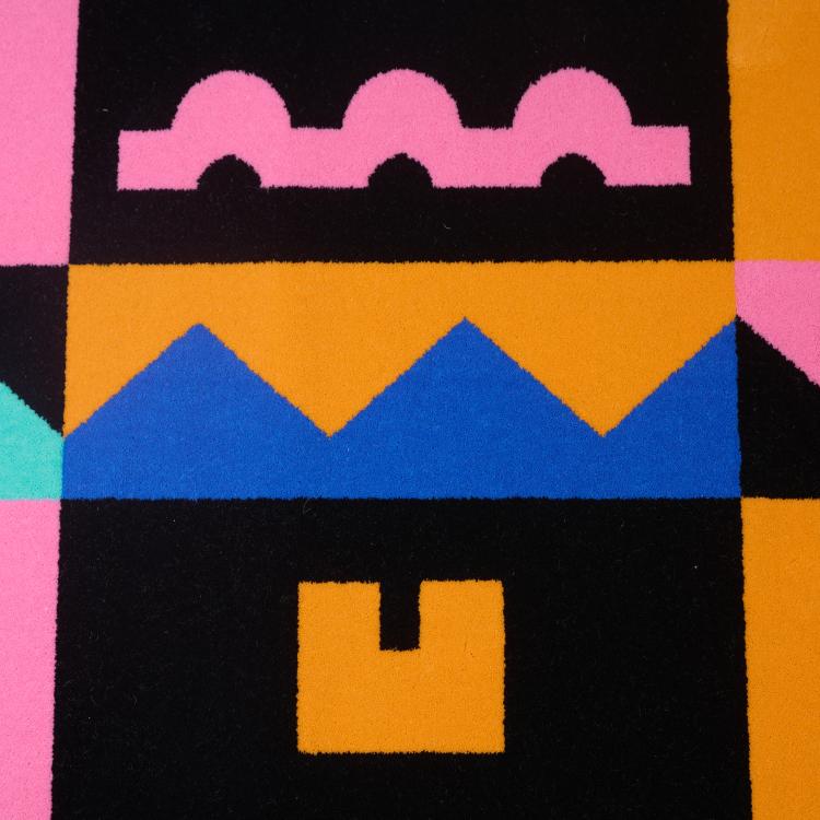 Bild 1 zu Objekt, Teppich aus der 'Ollo'-Kollektion, 1988 (Entwurf), Alessandro Mendini, Assur Carpets, Belgien; Alchimia, Mailand / Milan, 183A 598