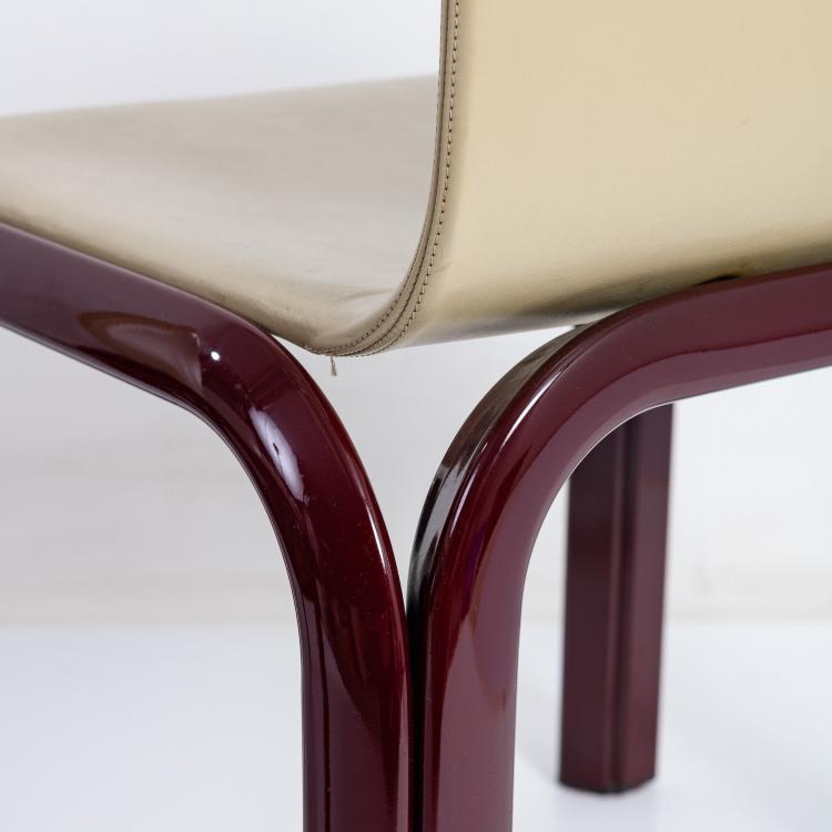 Bild 3 zu Objekt, Sechs St&uuml;hle '54' und ein Tisch '54', 1976 (Entwurf), Gae Aulenti, Knoll International, New York, 183A 484