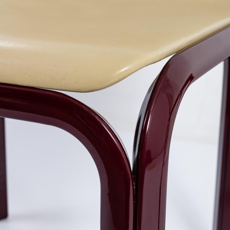 Bild 4 zu Objekt, Sechs St&uuml;hle '54' und ein Tisch '54', 1976 (Entwurf), Gae Aulenti, Knoll International, New York, 183A 484