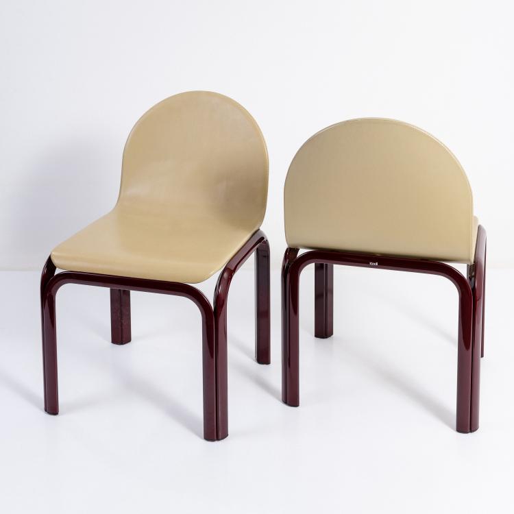 Bild 10 zu Objekt, Sechs St&uuml;hle '54' und ein Tisch '54', 1976 (Entwurf), Gae Aulenti, Knoll International, New York, 183A 484