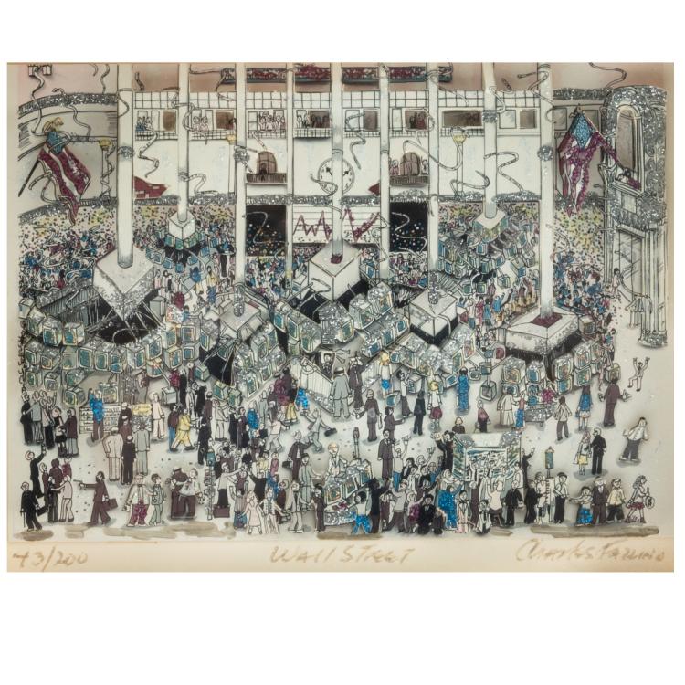 Hauptbild zu Objekt, 'Wall Street', 1990er Jahre, Charles Fazzino, 183C 951
