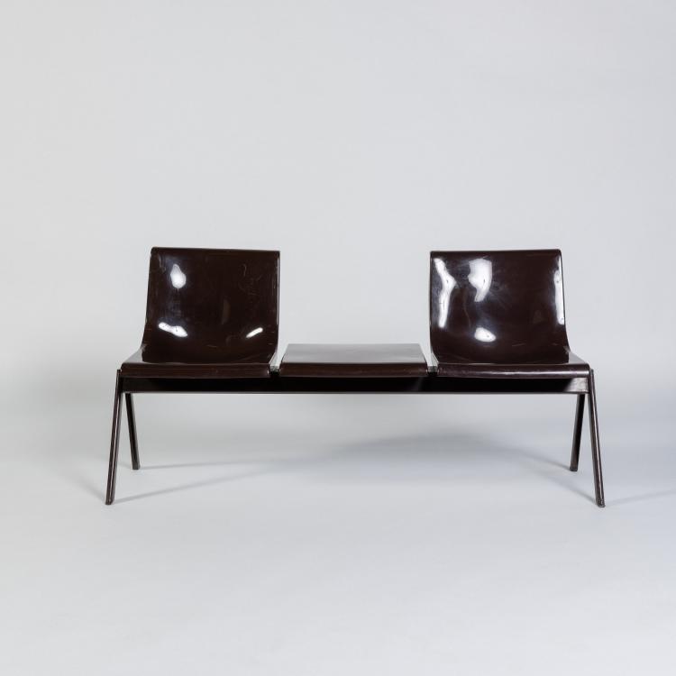 Bild 1 zu Objekt, Sitzbank 'Synthesis' mit Ablage, 1970-72 (Entwurf), Ettore Sottsass, Olivetti, Ivrea, 183A 439