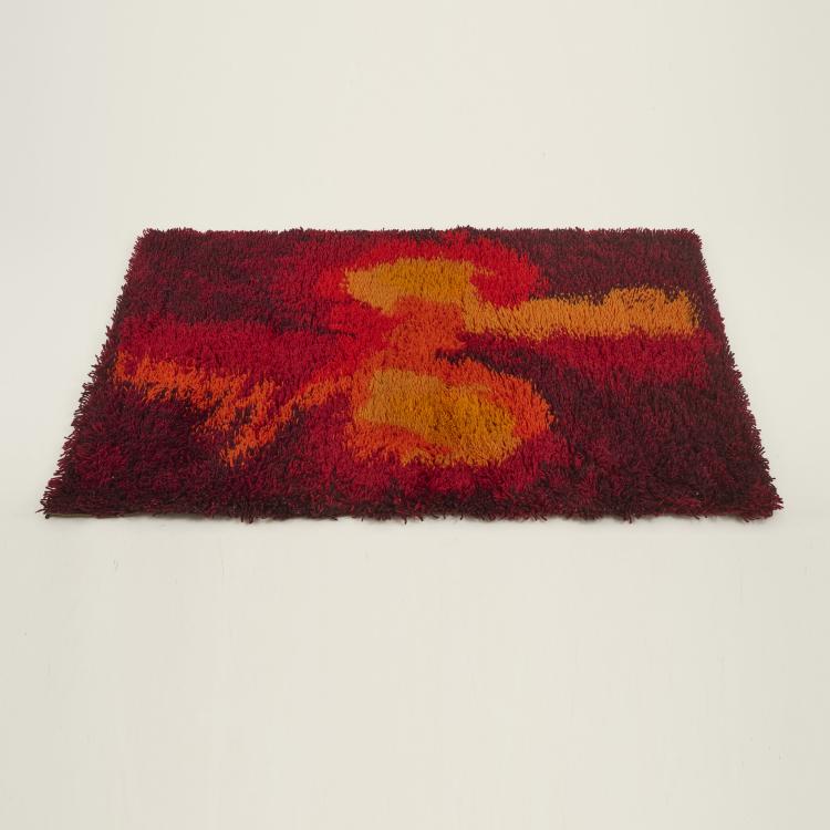 Bild 1 zu Objekt, Zwei Teppiche aus der Serie 'Rya de Luxe', 1970er Jahre (Entwurf), Carin Agner Nielsen, Ege Taepper, D&auml;nemark / Denmark, 183A 504