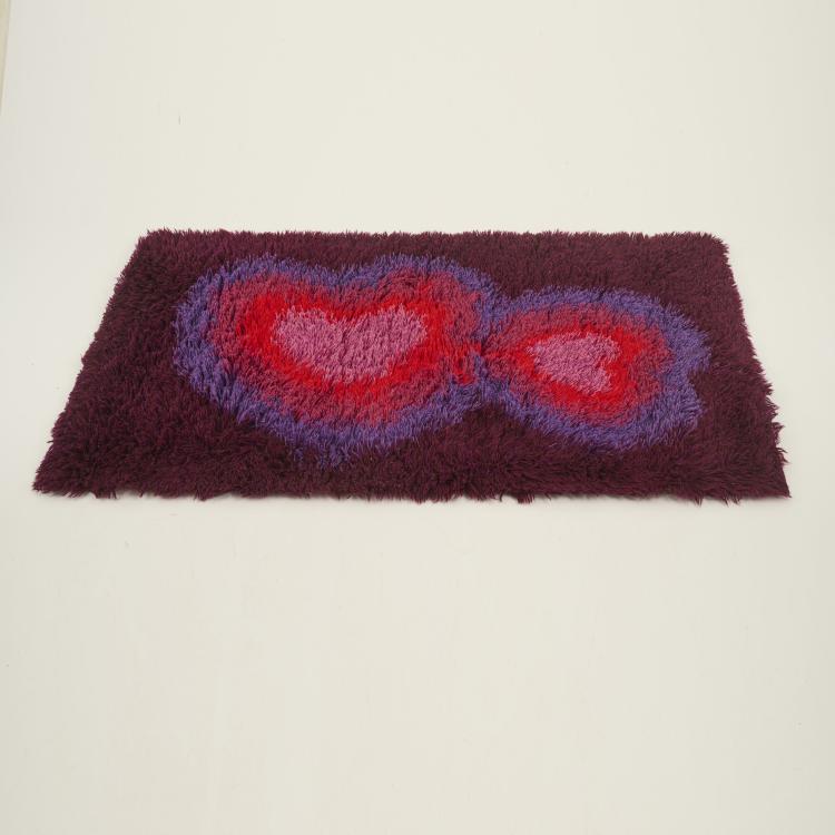 Bild 2 zu Objekt, Zwei Teppiche aus der Serie 'Rya de Luxe', 1970er Jahre (Entwurf), Carin Agner Nielsen, Ege Taepper, D&auml;nemark / Denmark, 183A 504