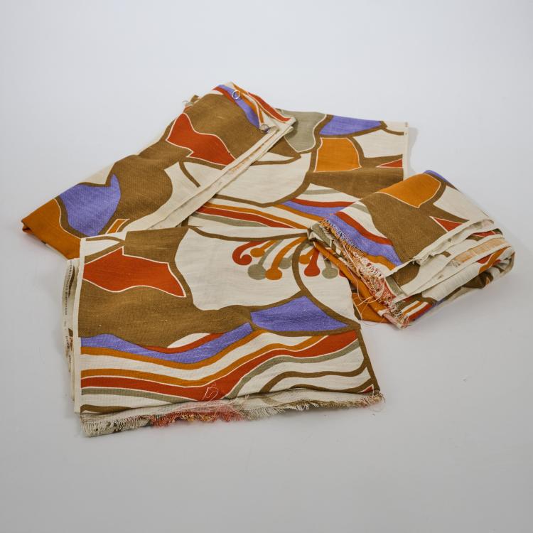 Bild 2 zu Objekt, Drei Gardinenschals 'Enko', 1970er Jahre (Entwurf), Wolf Bauer, Intair, Hamburg, 183A 505