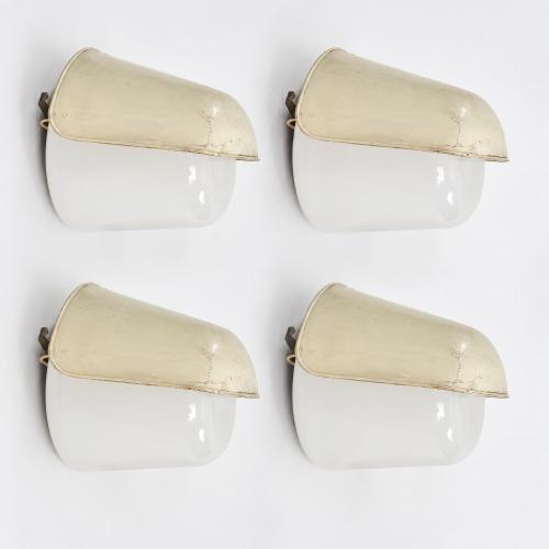 Four wall/ceiling lights, 1930s/40s (design)