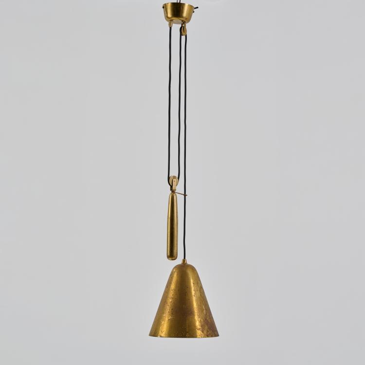 Hauptbild zu Objekt, Deckenleuchte, 1950er Jahre (Entwurf), Paavo Tynell, Taito Oy, Helsinki, 183A 239