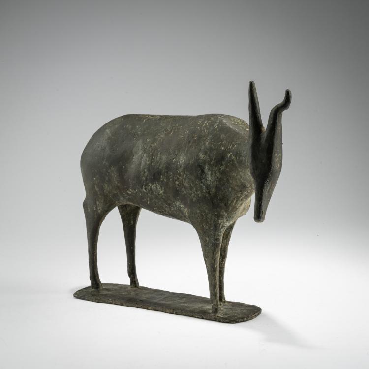 Hauptbild zu Objekt, Skulptur Antilope, fr&uuml;he 1950er Jahre, Priska von Martin, 183C 811