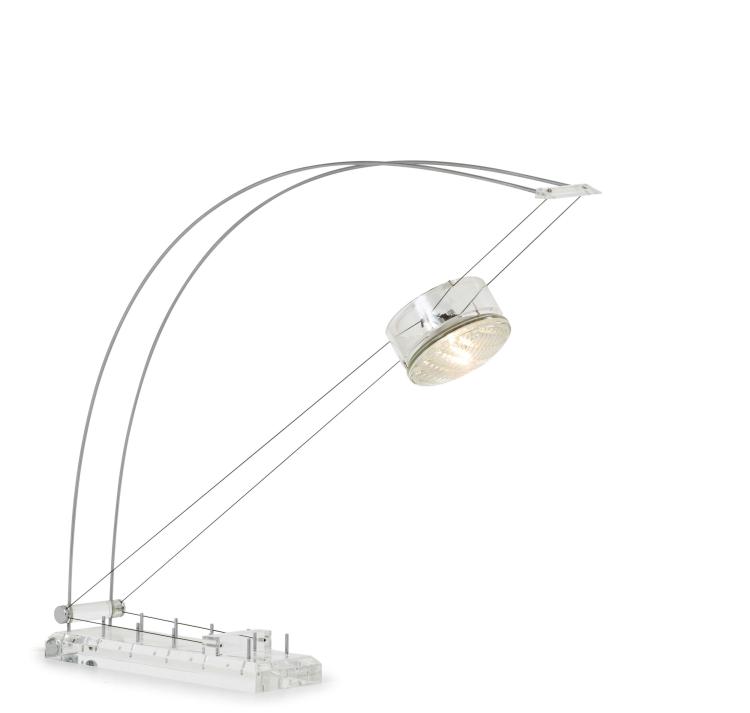 Hauptbild zu Objekt, Federbogenleuchte 'Arco', 1985 (Entwurf), Axel Meise, AML Licht + Design GmbH, M&uuml;nchen / Munich, 183A 579